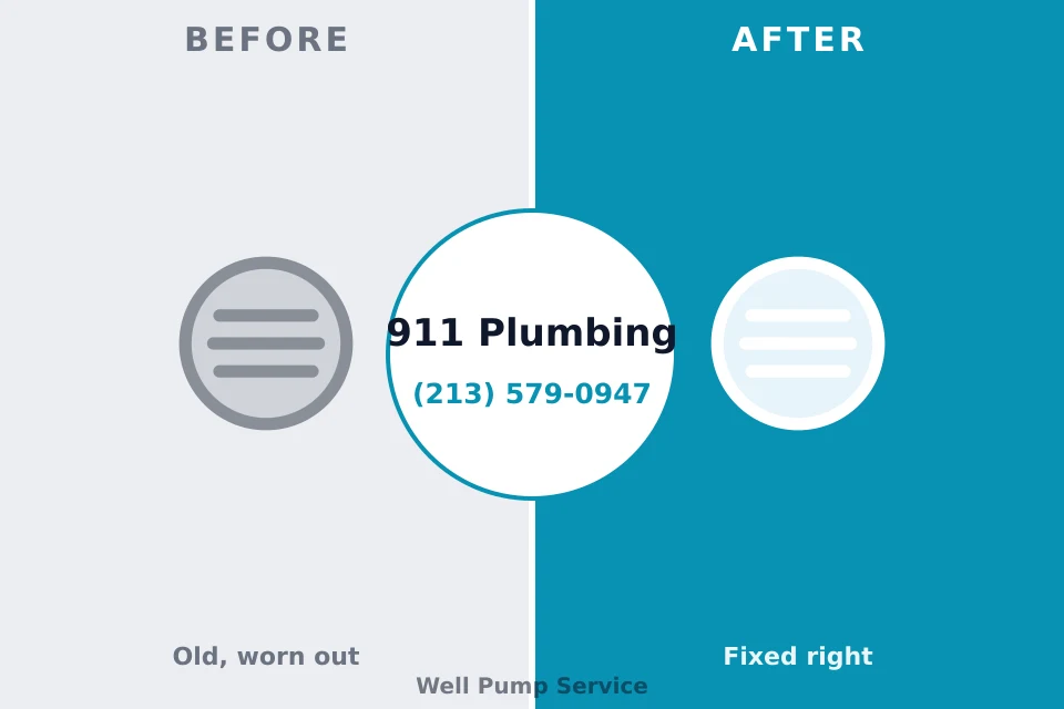 Before and after: plumbing repair Hagaman, NY